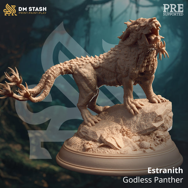 Estranith - Godless Panther [Large Sized Model- 50mm base]