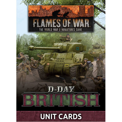 fw264u D-Day British Unit Card Pack (66 cards)