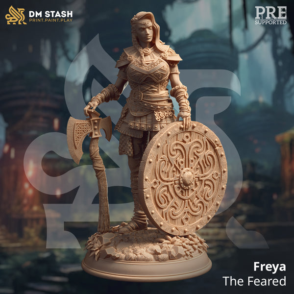 Freya the Feared [Medium Sized Model - 25mm base]