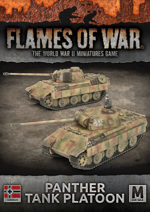 gbx126 Panther Tank Platoon (Mid War x2 Tanks)