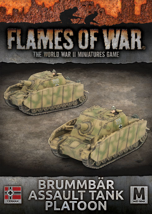 gbx128 Brummbar Assault Tank Platoon (Mid War x2 Tanks)
