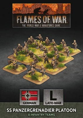 gbx141 SS Panzergrenadier Platoon (30 figs Plastic)