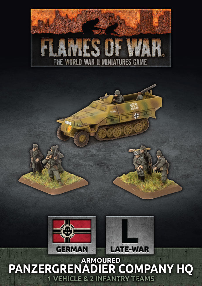 gbx168 Panzergrenadier Company HQ (Plastic)