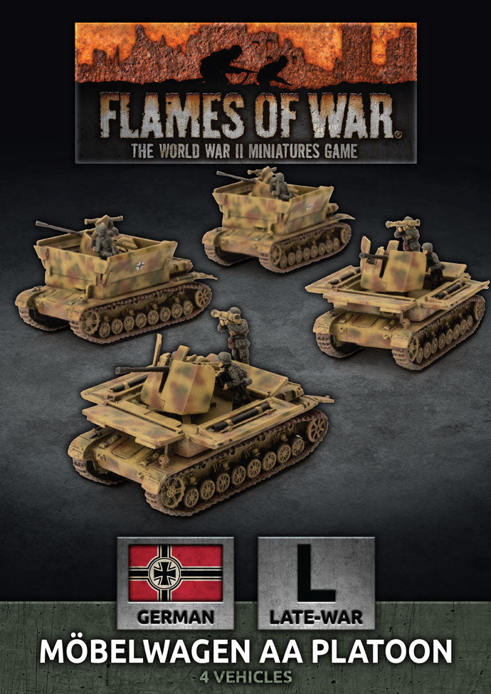 gbx174 Mobelwagen 3.7cm AA Tank Platton (x4)