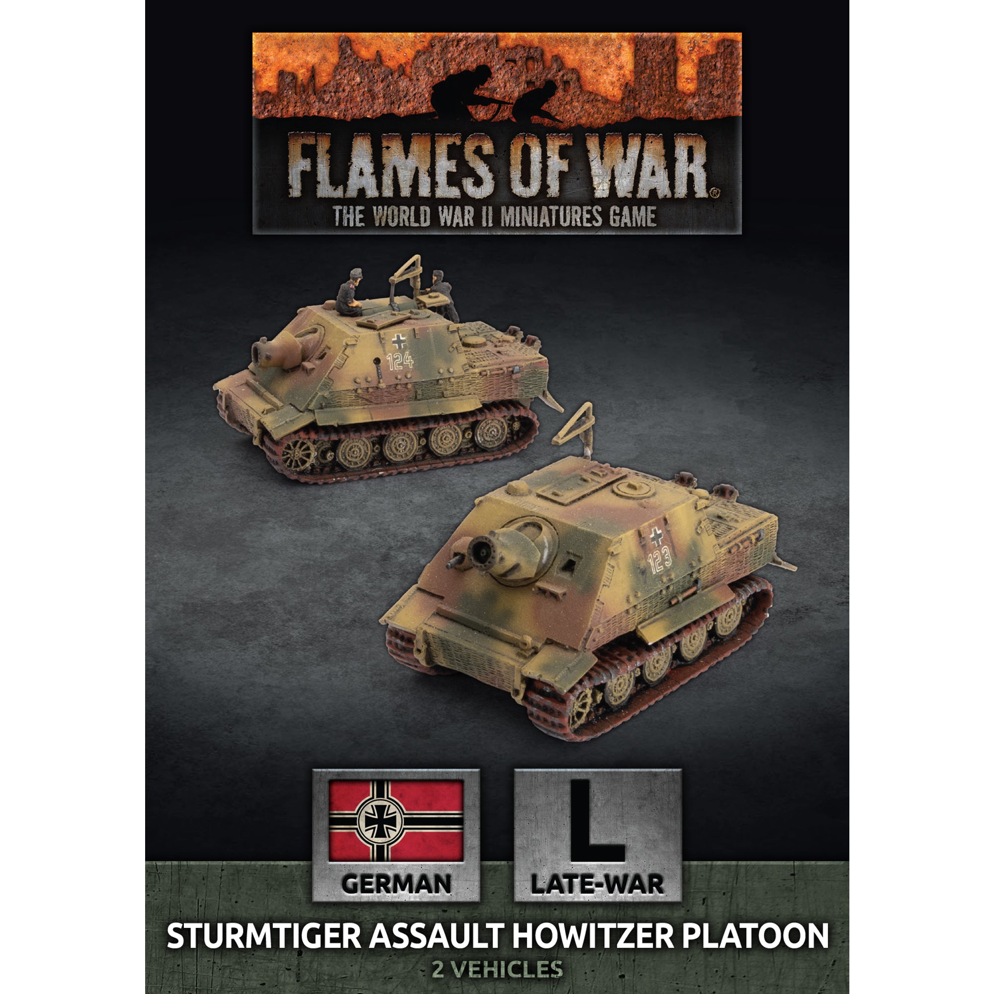 gbx184 Sturmtiger (38cm Rocket) Assault Howitzer Platoon (x2)