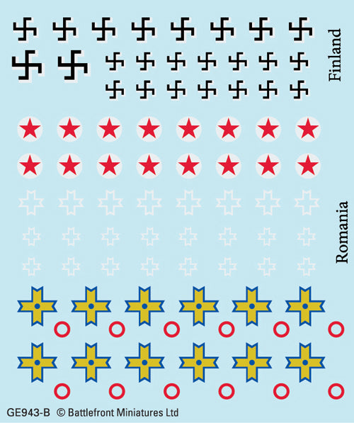 ge943 Axis Allies Decals (x4)