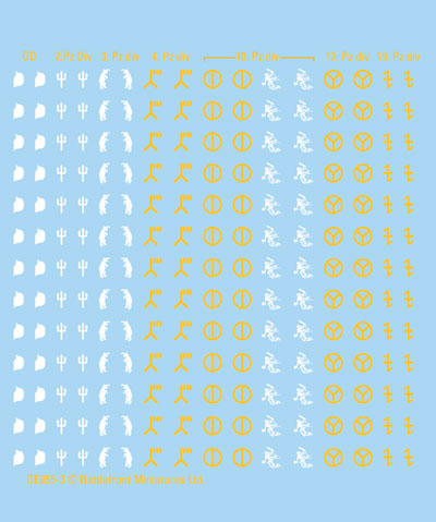 ge955 Heer Panzer Decals