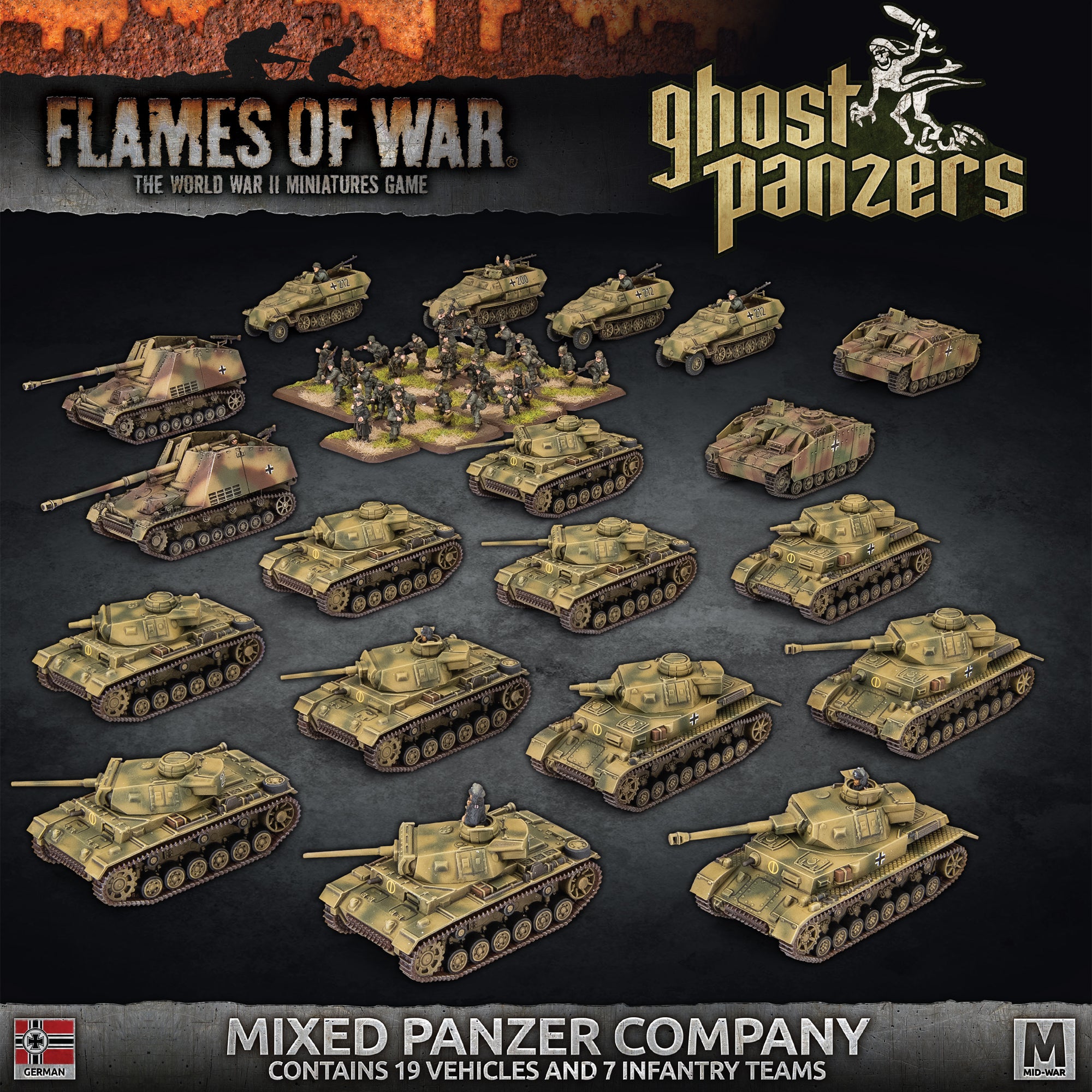 geab24 Ghost Panzers Mixed Panzer Company Army Deal