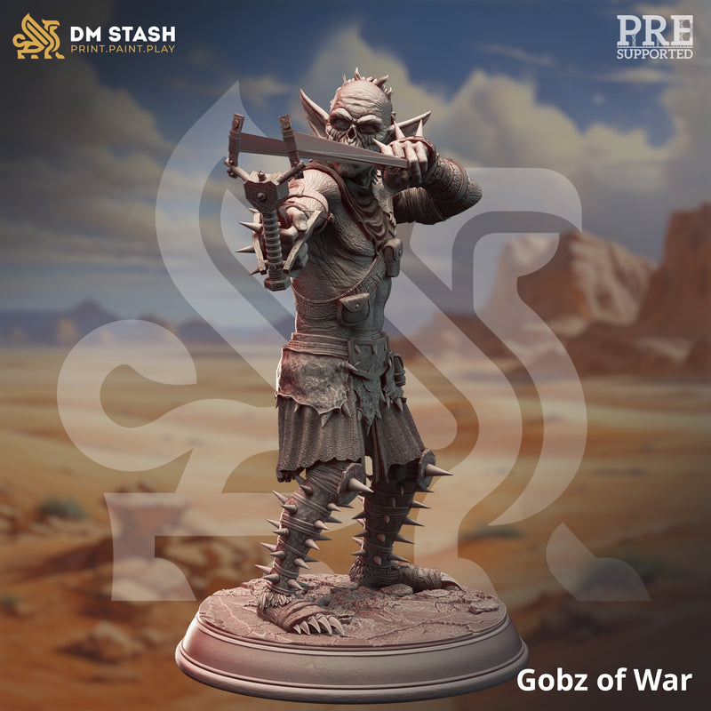 Gobz of War (Three Variants) [Medium Sized Models - 25mm bases]