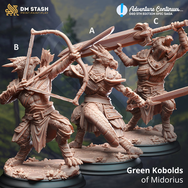 Green Kobolds of Midorius [Medium Sized Models - 25mm bases]