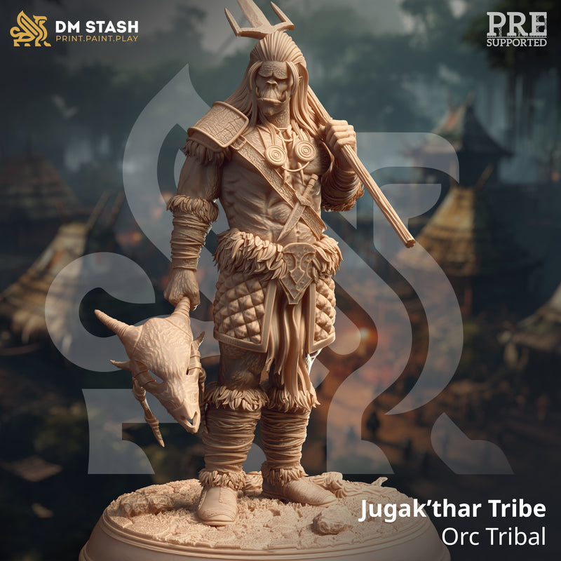 Jugak'thar - Tribal Orcs (Three Variants) [Medium Sized Models - 25mm base]