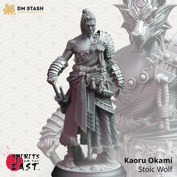 Kaoru Okami - Stoic Wolf [Medium Sized Model - 25mm base]