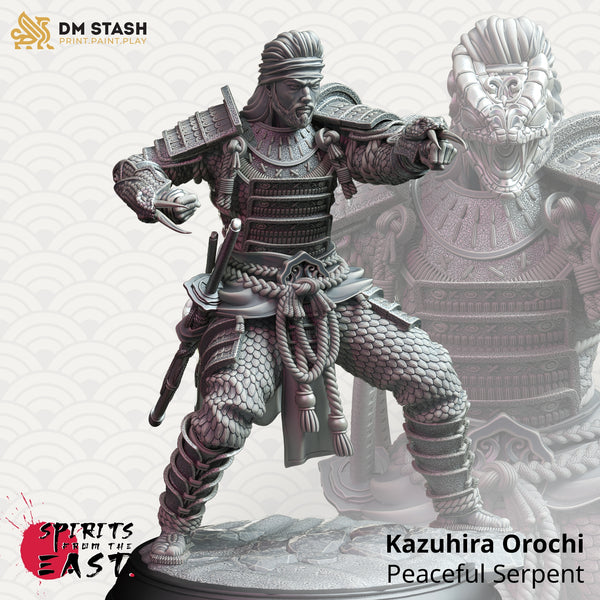 Kazuhira Orochi - Peaceful Serpent [Medium Sized Model - 25mm base]