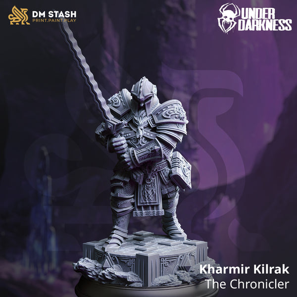 Kharmir “Lorehand” Kilrak - The Chronicler [Medium Sized Model - 25mm base]