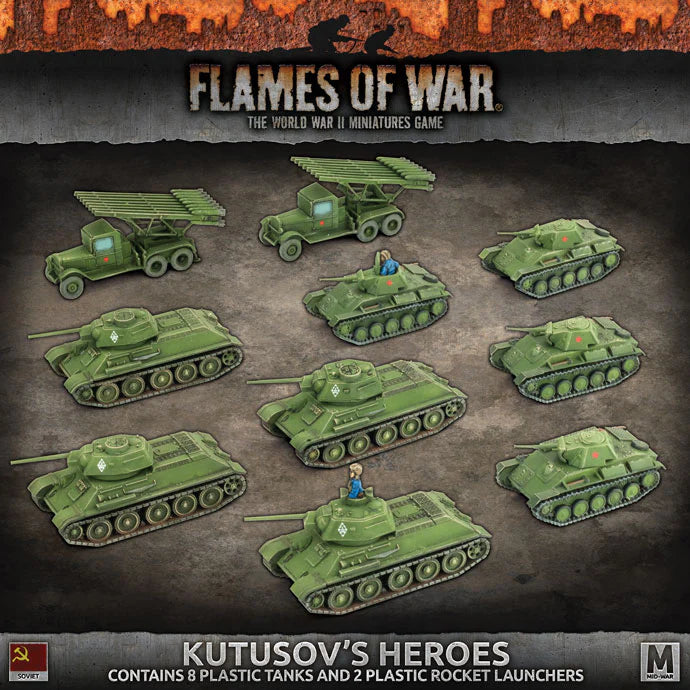 suab10 Kutusov's Heroes' Army Deal (Mid War x10 Tanks Plastic)