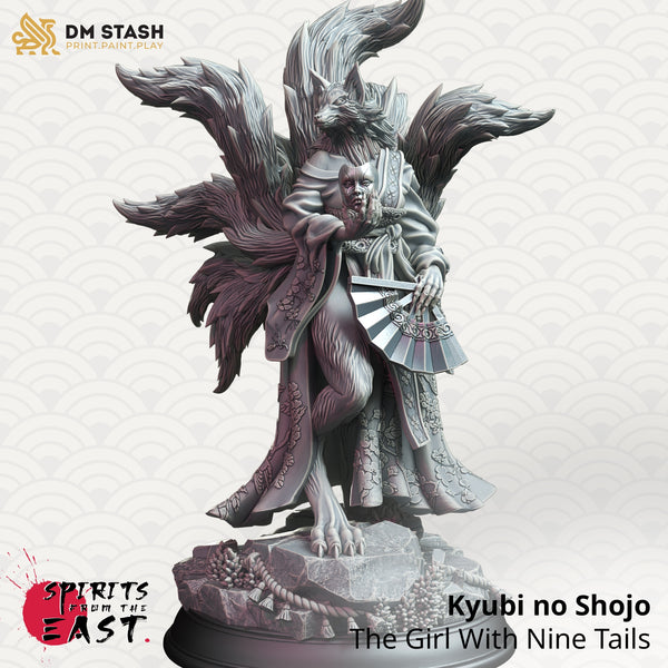 Kyubi no Shojo - The Girl With Nine Tails [Medium Sized Model - 25mm bases]