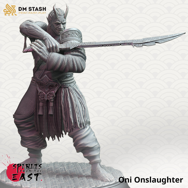 Oni Onslaughters (Three Variants) [Large Sized Models - 50mm base]
