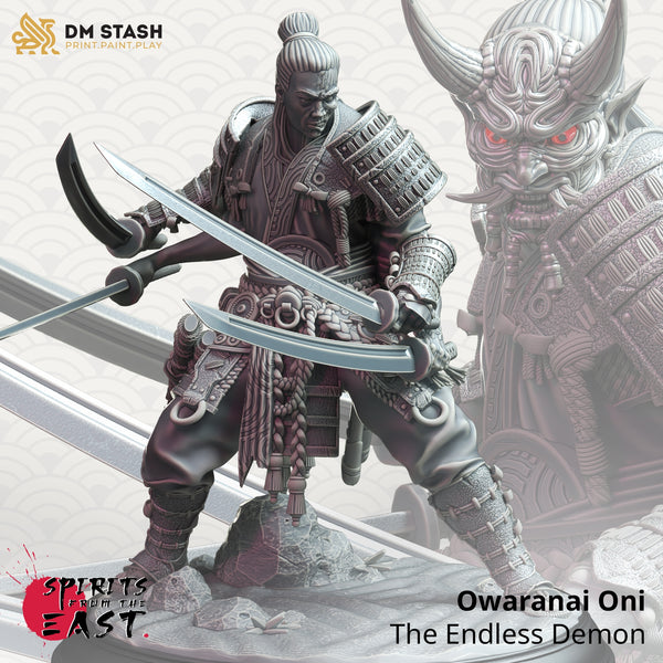 Owaranai Oni - The Endless Demon [Medium Sized Model - 25mm base]