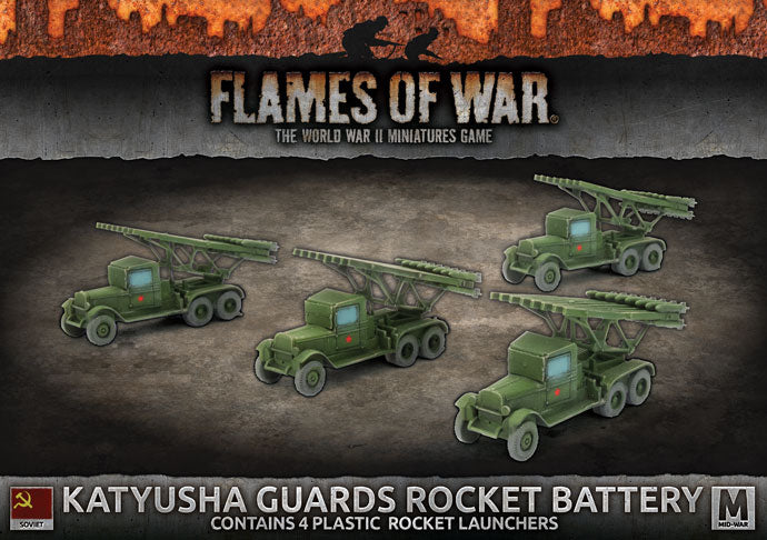 sbx44 Katyusha Guards Rocket Battery (Mid War x4 Tanks Plastic)