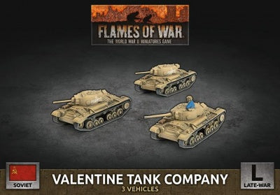 sbx69 Valentine Tank Company (x3 Plastic)