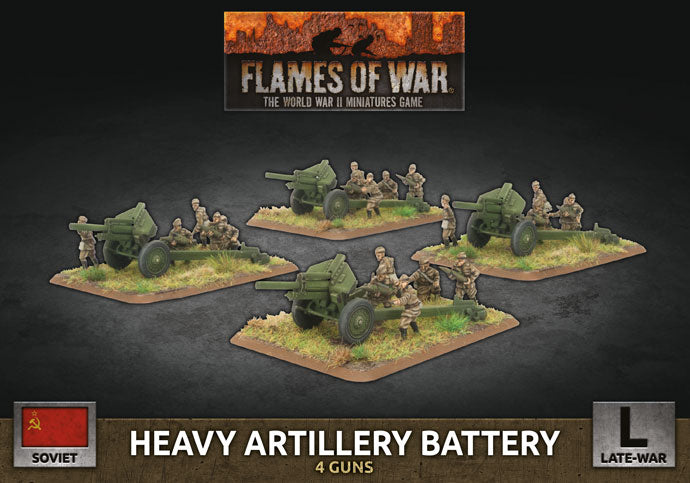 sbx75 152mm Artillery Battery (x4 Plastic)