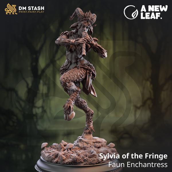 Sylvia of the Fringe - Faun Enchantress [Medium Sized Model - 25mm base]