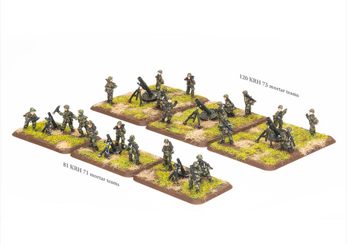 tfi704 81mm and 120mm Mortar Platoons (x21 figs + 6 mortars)