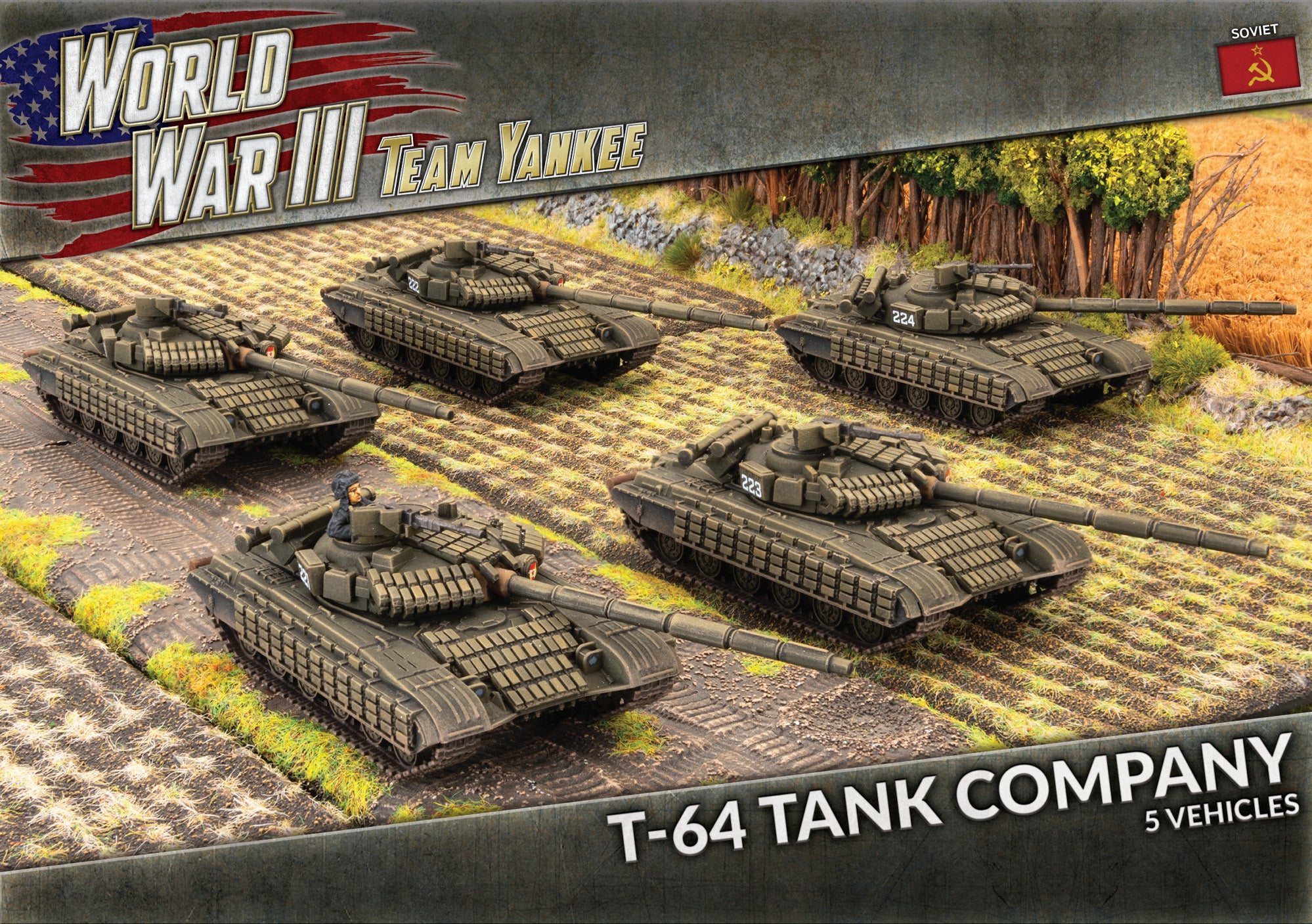 tsbx30 T-64 Tank Company (x5 Plastic)