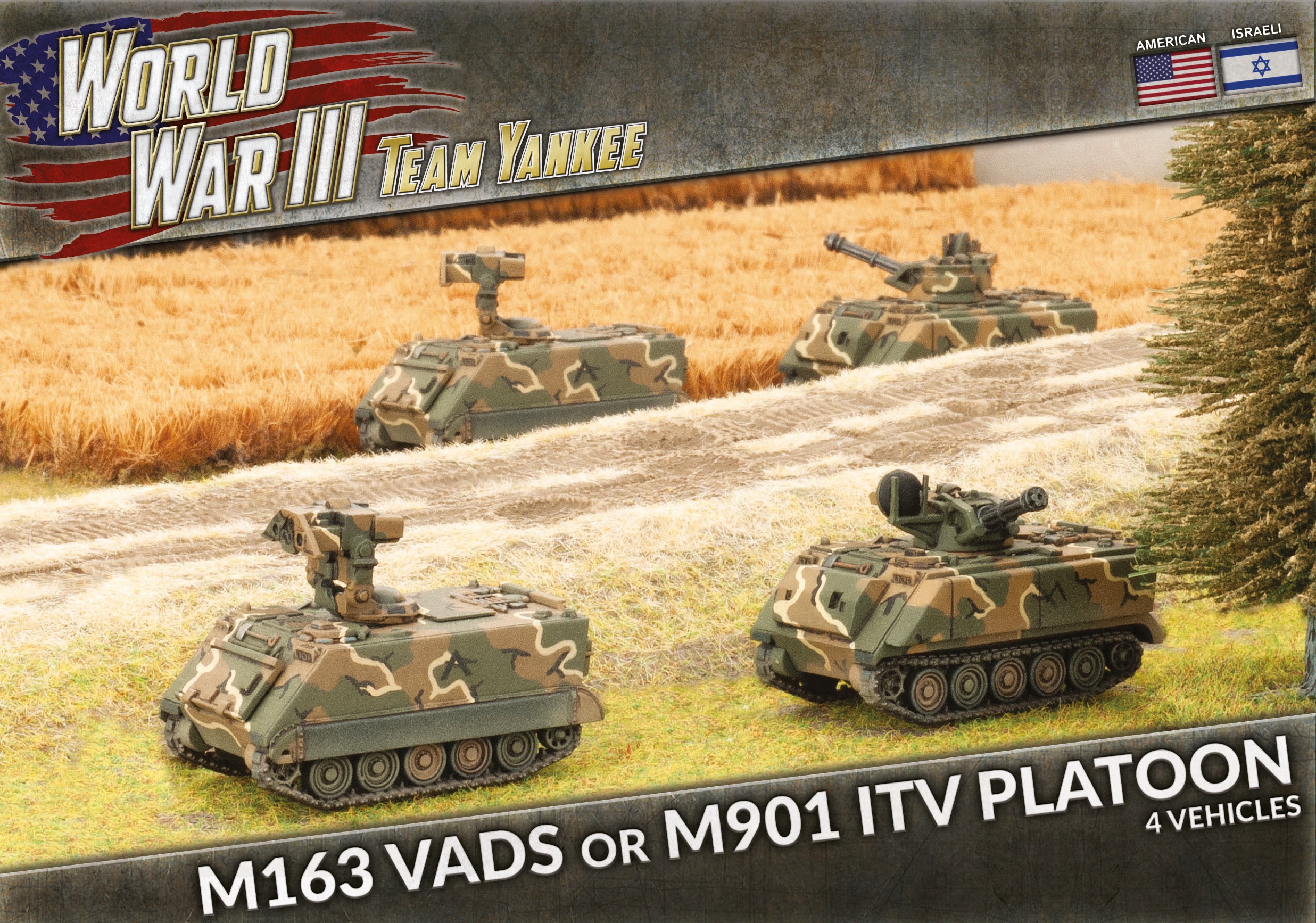 tubx02 M163 VADS or M901 ITV Platoon (Plastic)