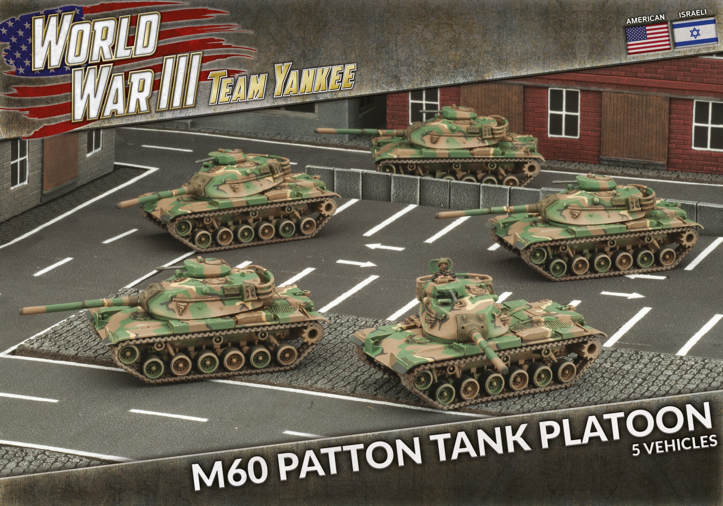 tubx11 M60 Patton Tank Platoon (Plastic)