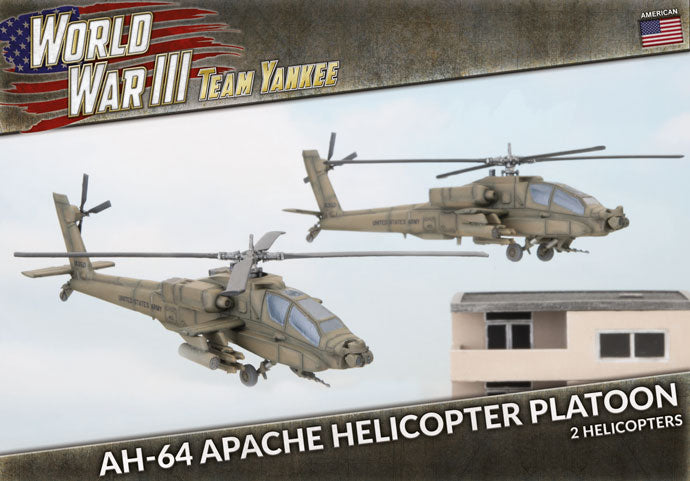 tubx21 AH-64 Apache Helicopter Platoon (x2 Plastic)