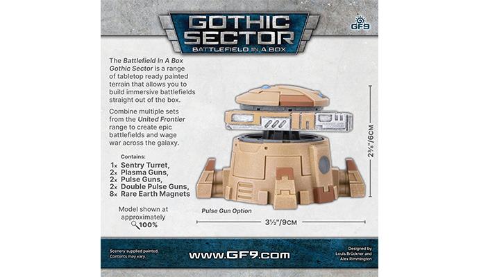 bb674 United Frontier Sentry Turret (x1)