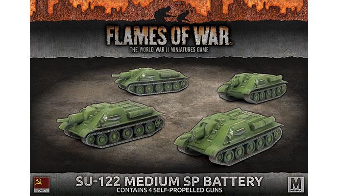 sbx60 SU-122 Medium SP Battery (Mid War x4 Tanks)