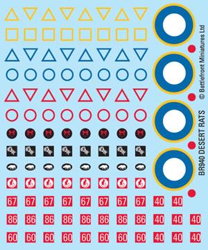 br940 Desert Rats Decals