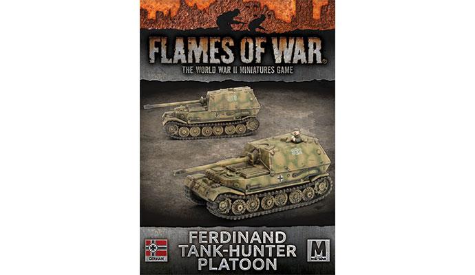 gbx127 Ferdinand Tank Hunter Platoon (Mid War x2 Tanks)