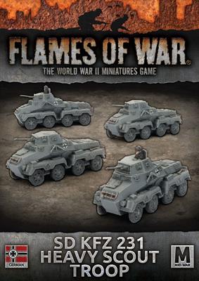 gbx113 Sd Kfz 231 Heavy Scout Troop (Mid War x4 Tanks)
