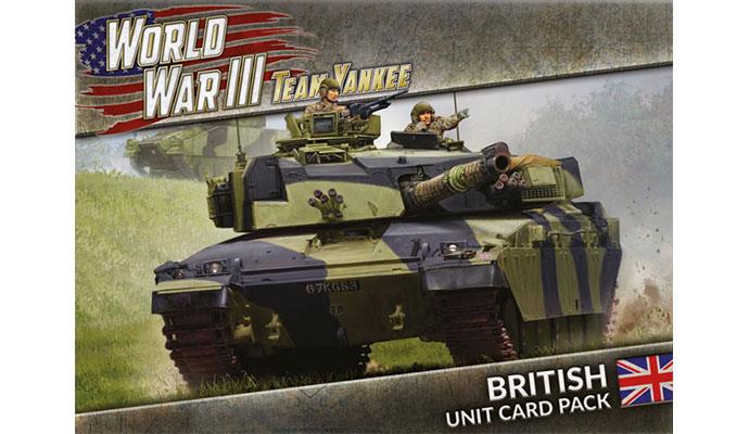 ww3-02u WWIII: British Unit Card Pack (39 cards)