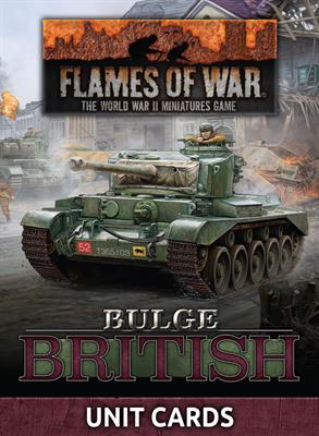 fw272u Bulge: British Unit Cards (66x Cards)