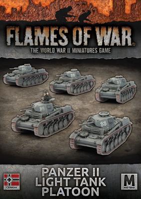 gbx108 Panzer II Light Tank Platoon (Mid War x5 Tanks)