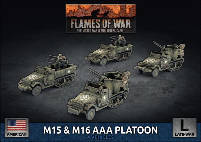 ubx87 M15 & M16 AAA Platoon (x4 Plastic)