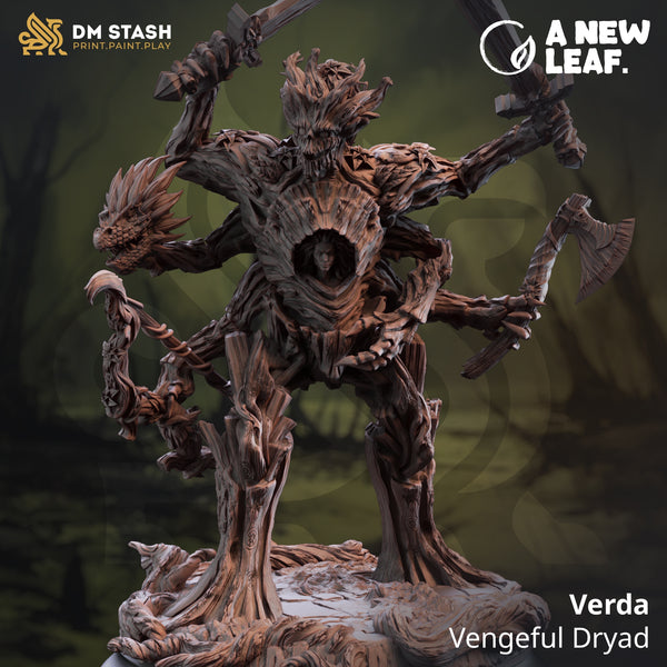 Verda - Vengeful Dryad [Large Sized Model - 50mm base]