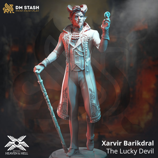 Xarvir Barikdral - The Lucky Devil [Medium Sized Model - 25mm base]