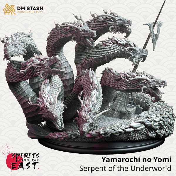 Yamarochi no Yomi - Serpent of the Underworld [Gargantuan Sized Model - 100mm base]