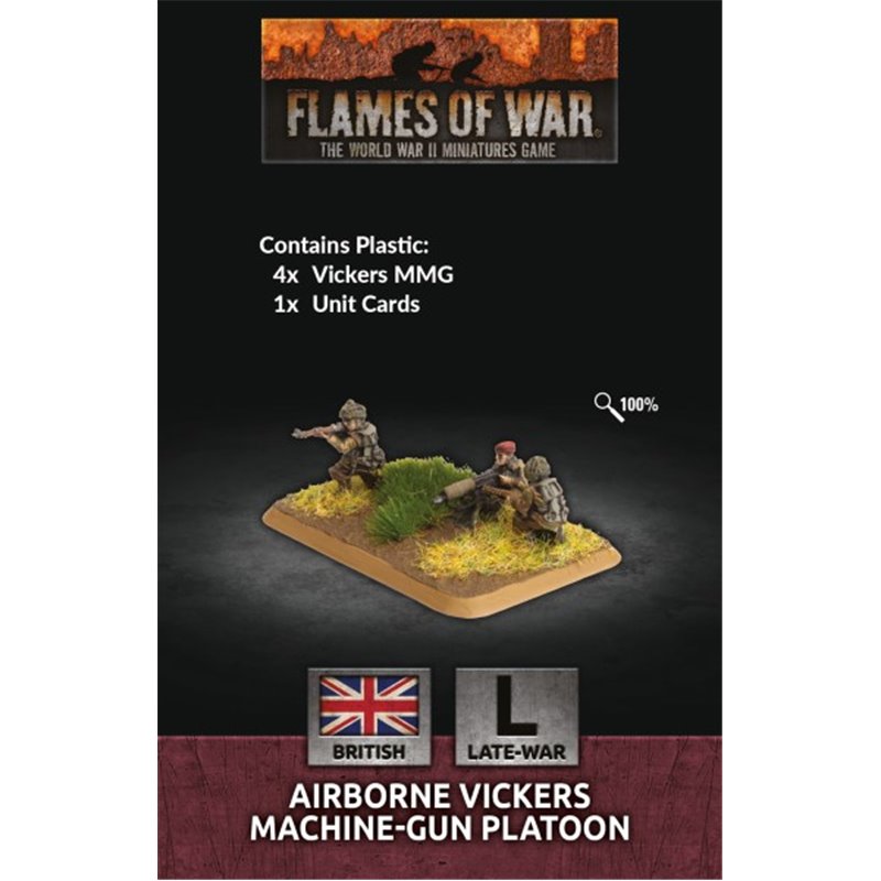 br814 Airborne MMG Platoon (x4 Plastic)