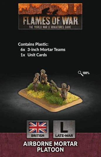 br815 Airborne Mortar Platoon (x6 Plastic)