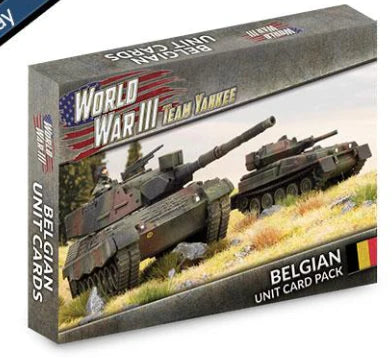 ww3-09b Belgian Unit Card Pack (33 x Cards)