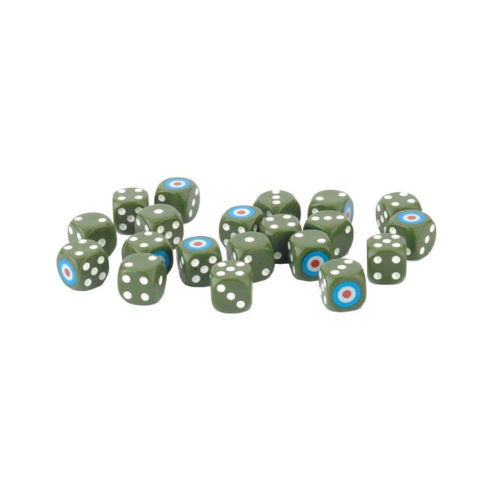 br904 British LW Dice (x20)