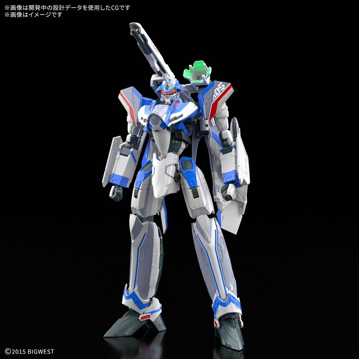 HG 1/100 VF-31J ジークフリード (ハヤテ・インメルマン機) DX HG 1/100 VF-31J ジークフリード (ハヤテ・インメルマン機