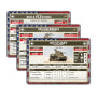 fw258uu The Pacific: American Unit Cards (x36) - Limited Edition