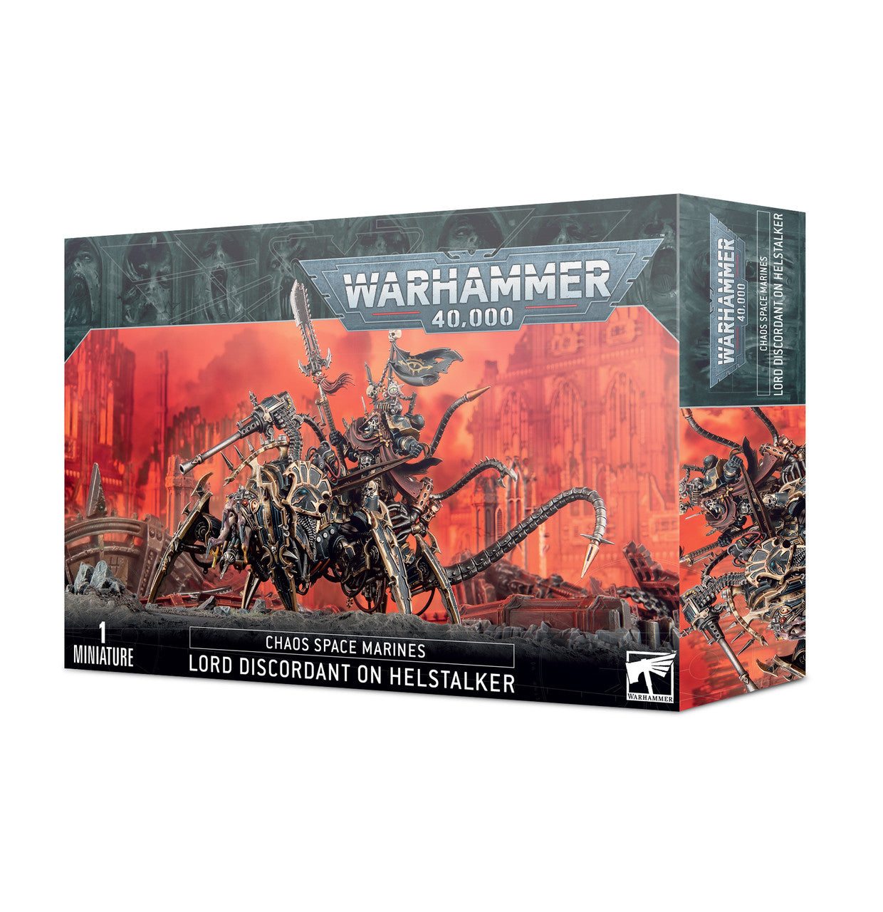 CHAOS SPACE MARINES: LORD DISCORDANT ON HELSTALKER ケイオス・ スペースマリーン：ロード・ディスコーダント（ヘルストーカー騎乗）